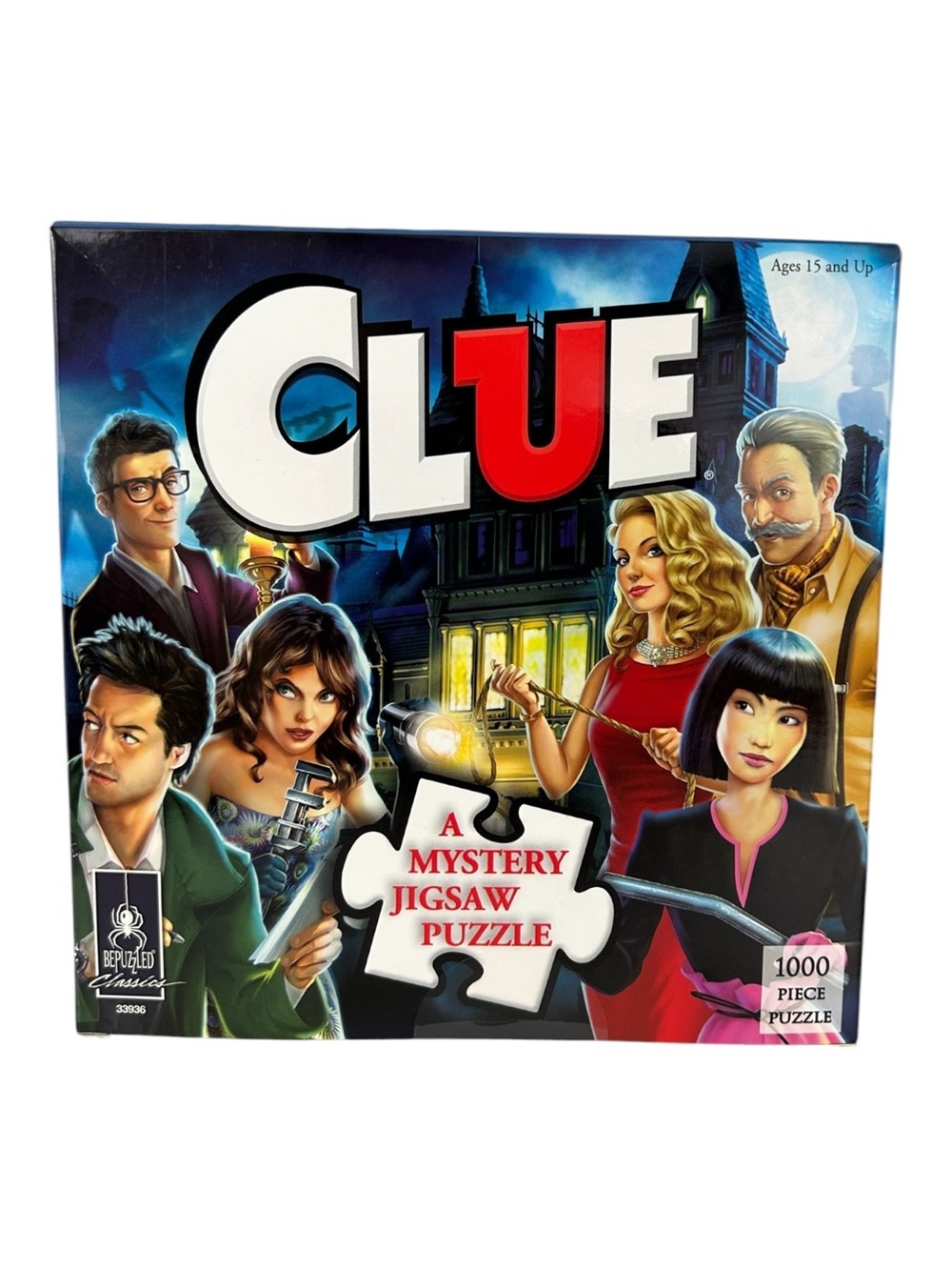 NEW Clue A Mystery Jigsaw Puzzle 1000 Piece Bepuzzled Classics